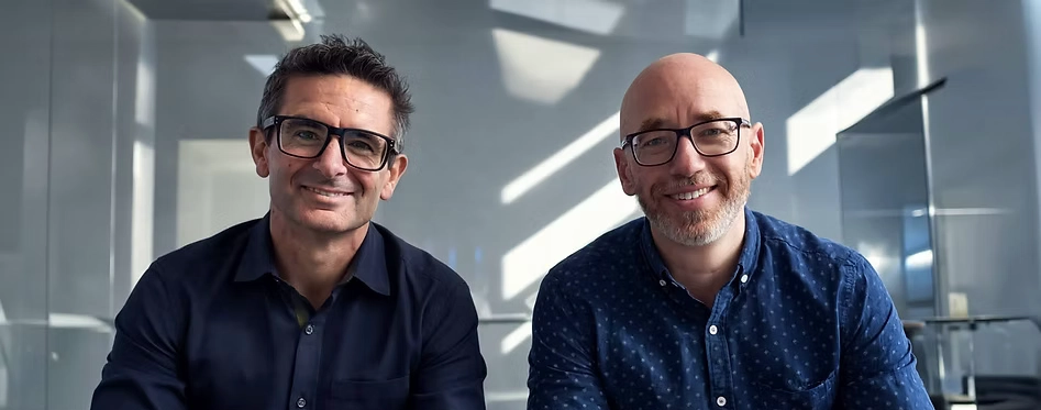 Tim Clark and Phil Vinall, founders of AI Native