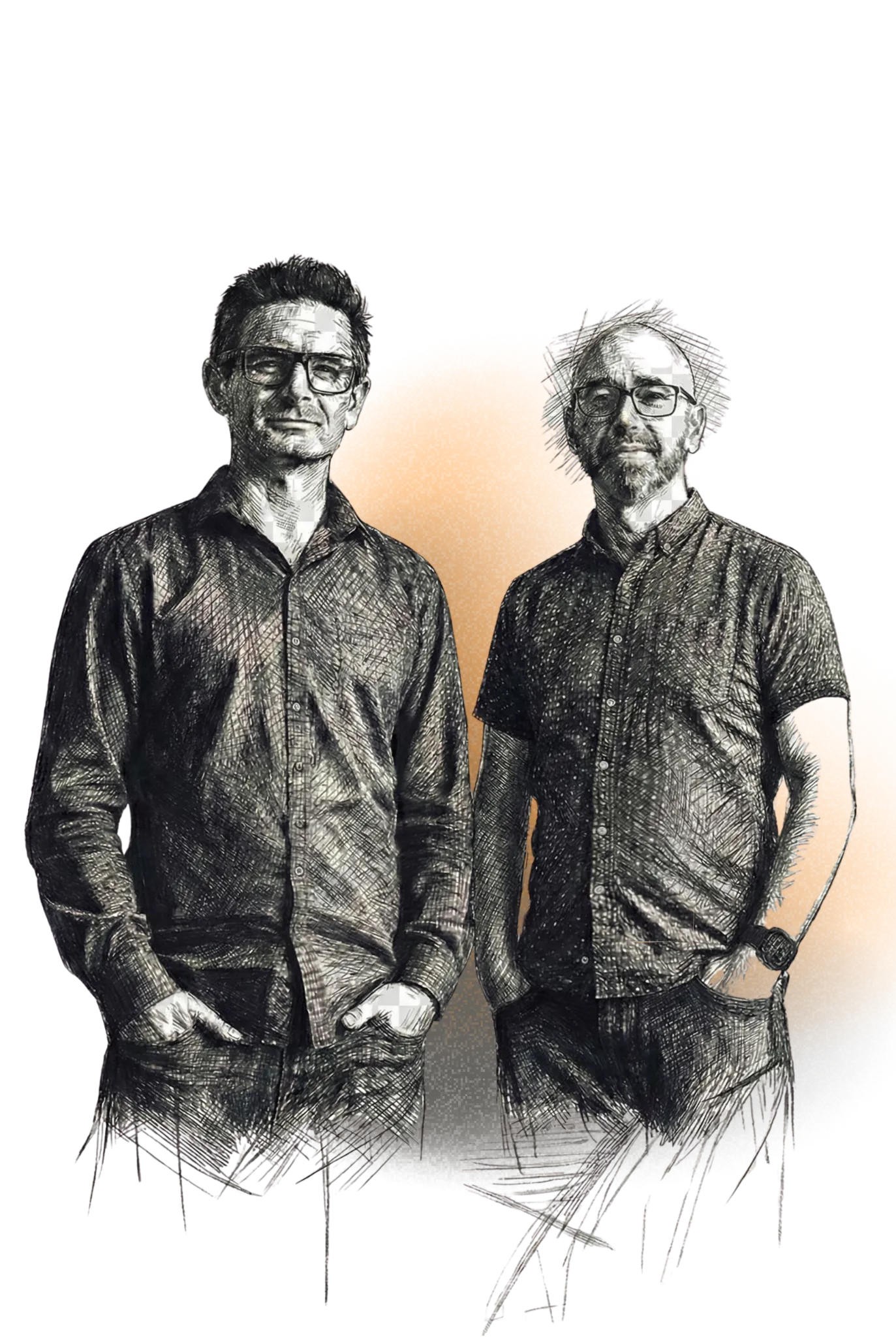 Tim Clark and Phil Vinall, AI Native co-founders and AI coaches